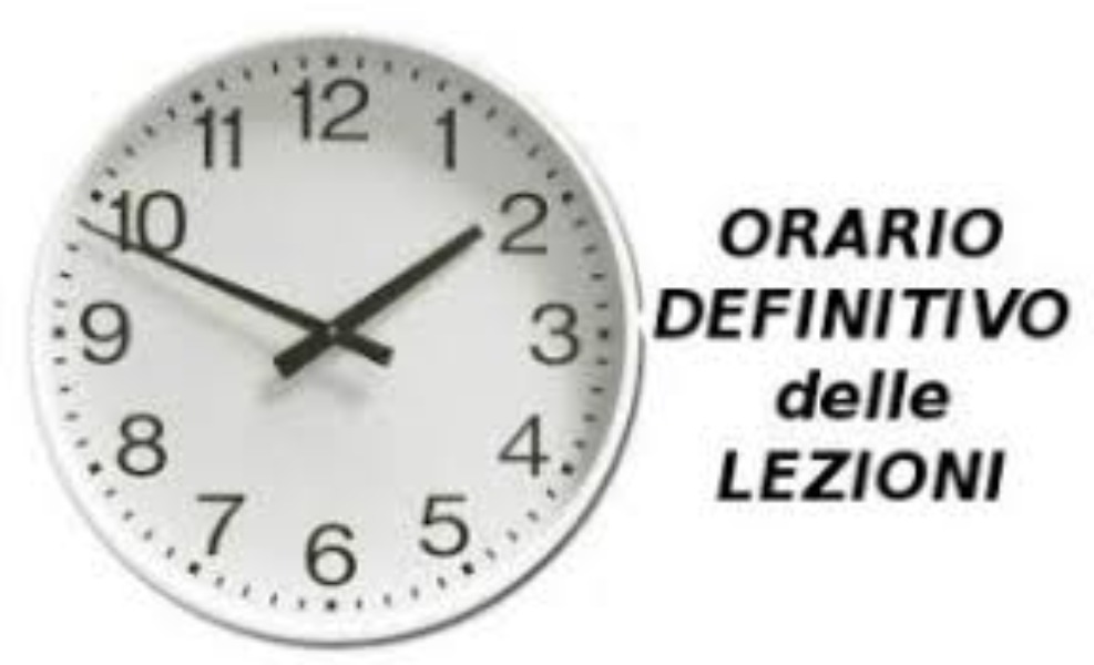 Scuola dell'Infanzia- Orario definitivo- Inizio refezione scolastica